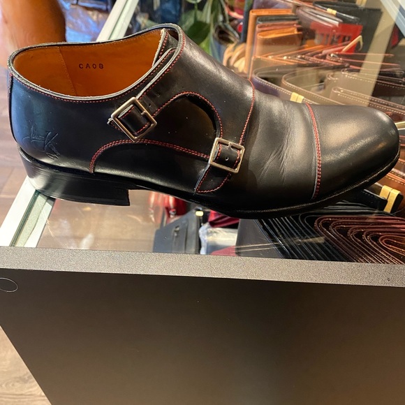 Mens double monk John fluevog shoes - Picture 3 of 6